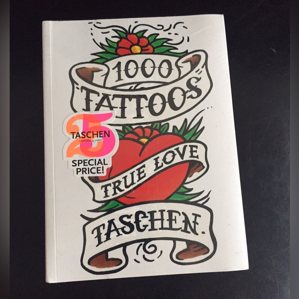 1000 Tattoos by Burkhard Riemschneider (2005, Trade Paperback) — Still Sealed.